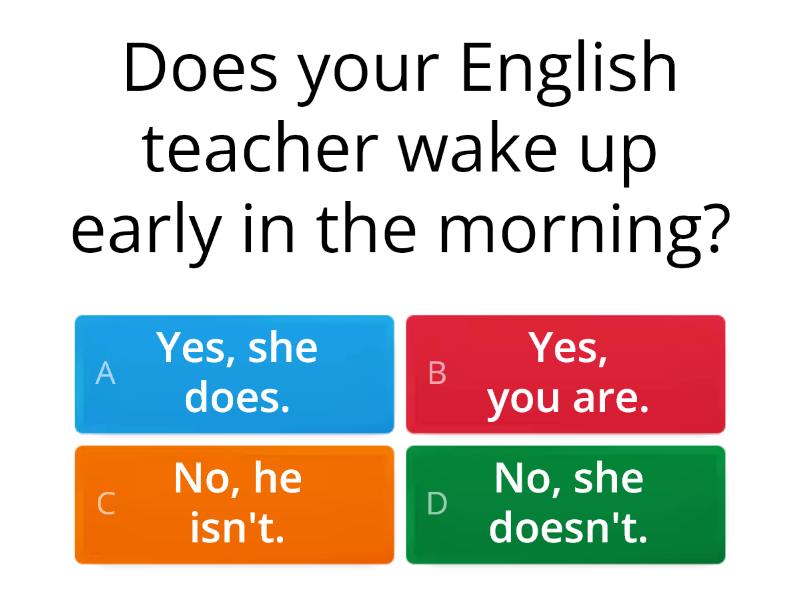 Present Simple Test I Odpowiedzi