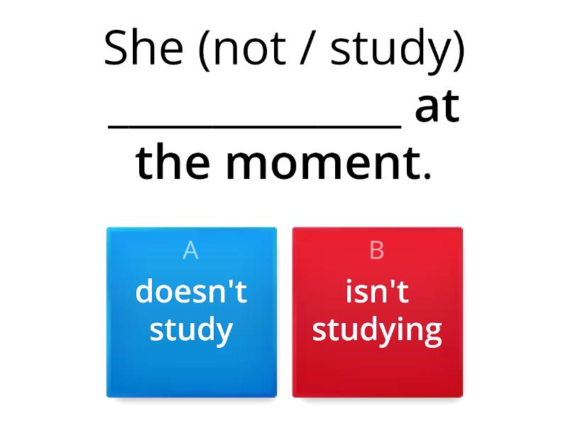 Present Simple vs Present Continuous - Multiple choice exercise. - Quiz Present Simple Vs Present Continuous Multiple Choice Test