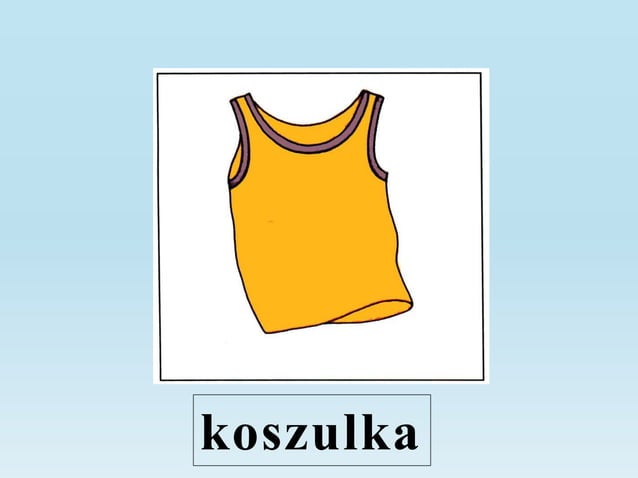Prezentacja czésci garderoby | PPT Uzupelnij Odpowiednio Tabele Podanymi Nazwami Czesci Garderoby
