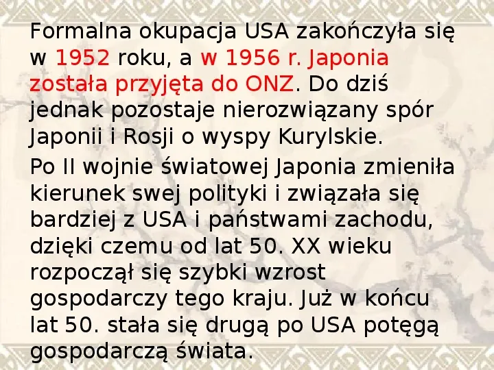 Prezentacja daleki wschód i indie po ii wojnie światowej - Świat Daleki Wschód Po Ii Wojnie światowej Prezentacja