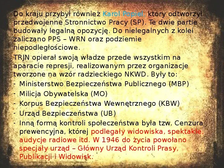 Prezentacja polska po ii wojnie światowej - 1946 - 89 - Świat prezentacji Sprawdzian Polska Po Ii Wojnie Swiatowej