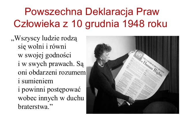 Prezentacja prawa Deklaracja Podstawowych Praw I Wolności