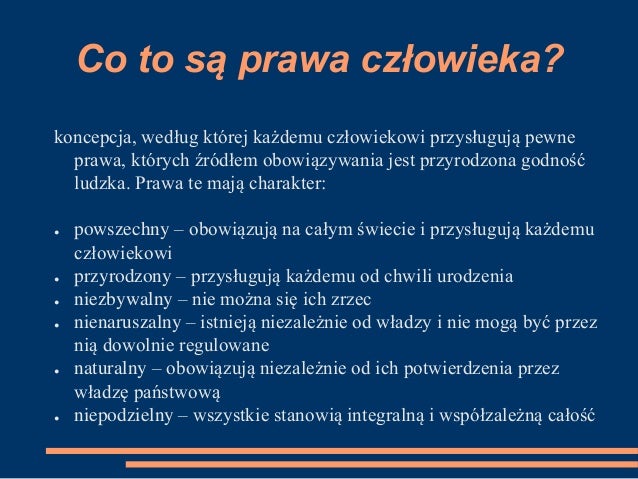 Prezentacja prawa człowieka1 Prawo I Prawa Czlowieka
