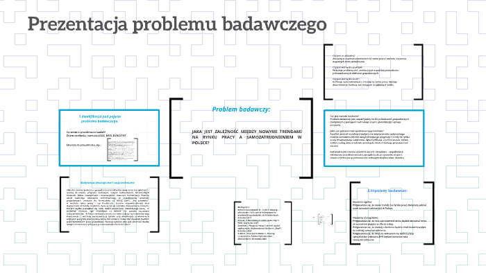 Opis Problemu Badawczego W Pracy Licencjackiej