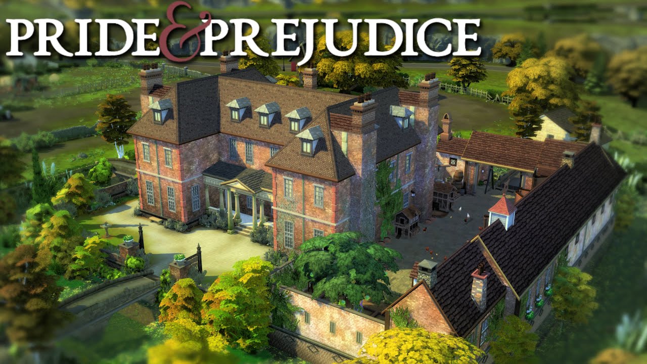 PRIDE AND PREJUDICE - Bennet House - LONGBOURN #NoCC | Sims 4 Speed Pride And Prejudice Sims 4