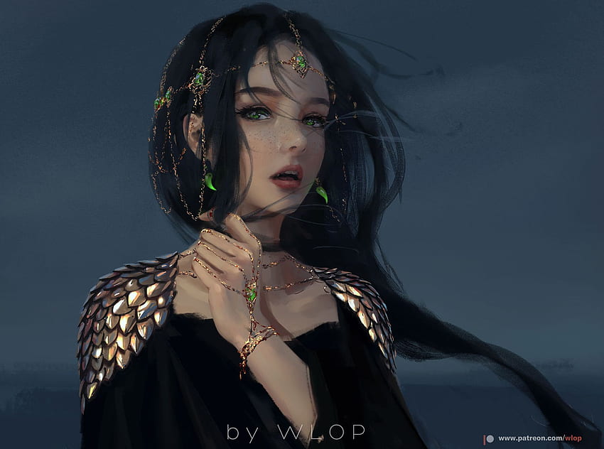 Princess Aeolian, Wlop HD phone wallpaper | Pxfuel Aeolian By Wlop Wallpaper