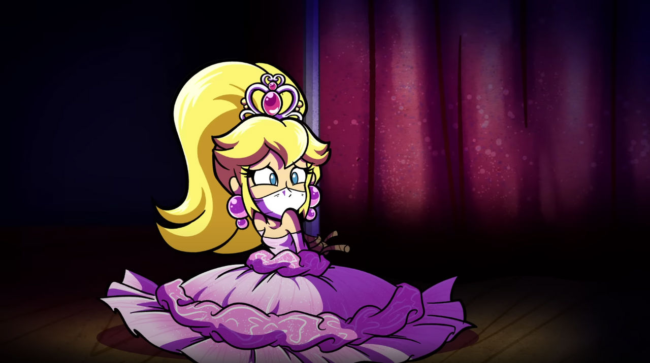 Princess Peach Tied Up And Gagged