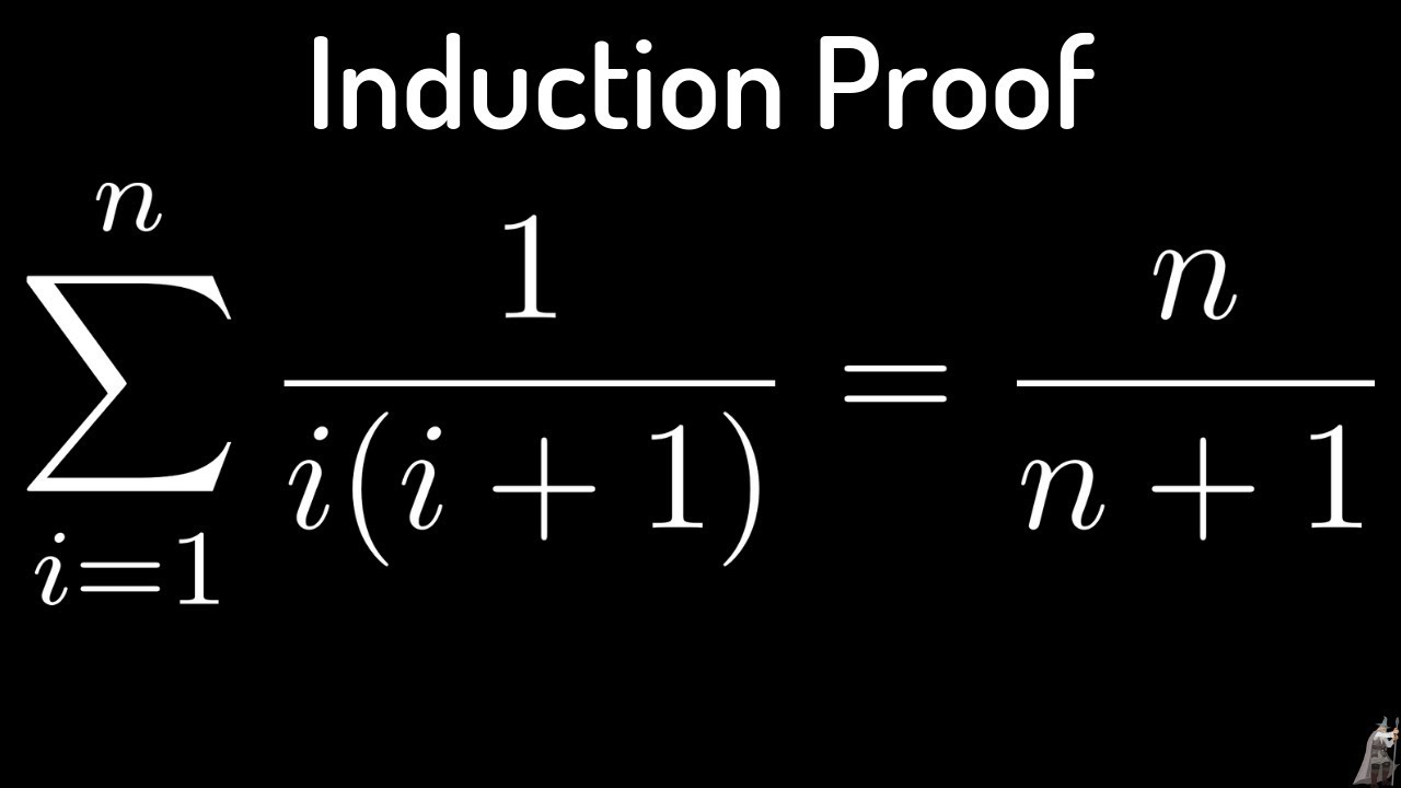 Principle of Mathematical Induction sum(1/(i(i + 1)), i = 1,..., n) = n Na Mapie Afryki Numerami 1 I 2