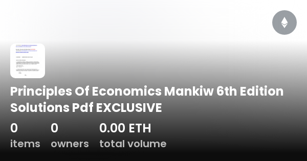 Principles Of Economics Mankiw 6th Edition Solutions Pdf EXCLUSIVE Principles Of Economics Mankiw Test Bank Pdf
