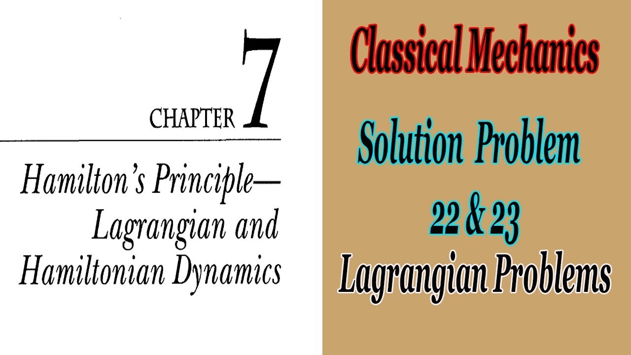 Taylor Classical Mechanics Solutions Chapter 7