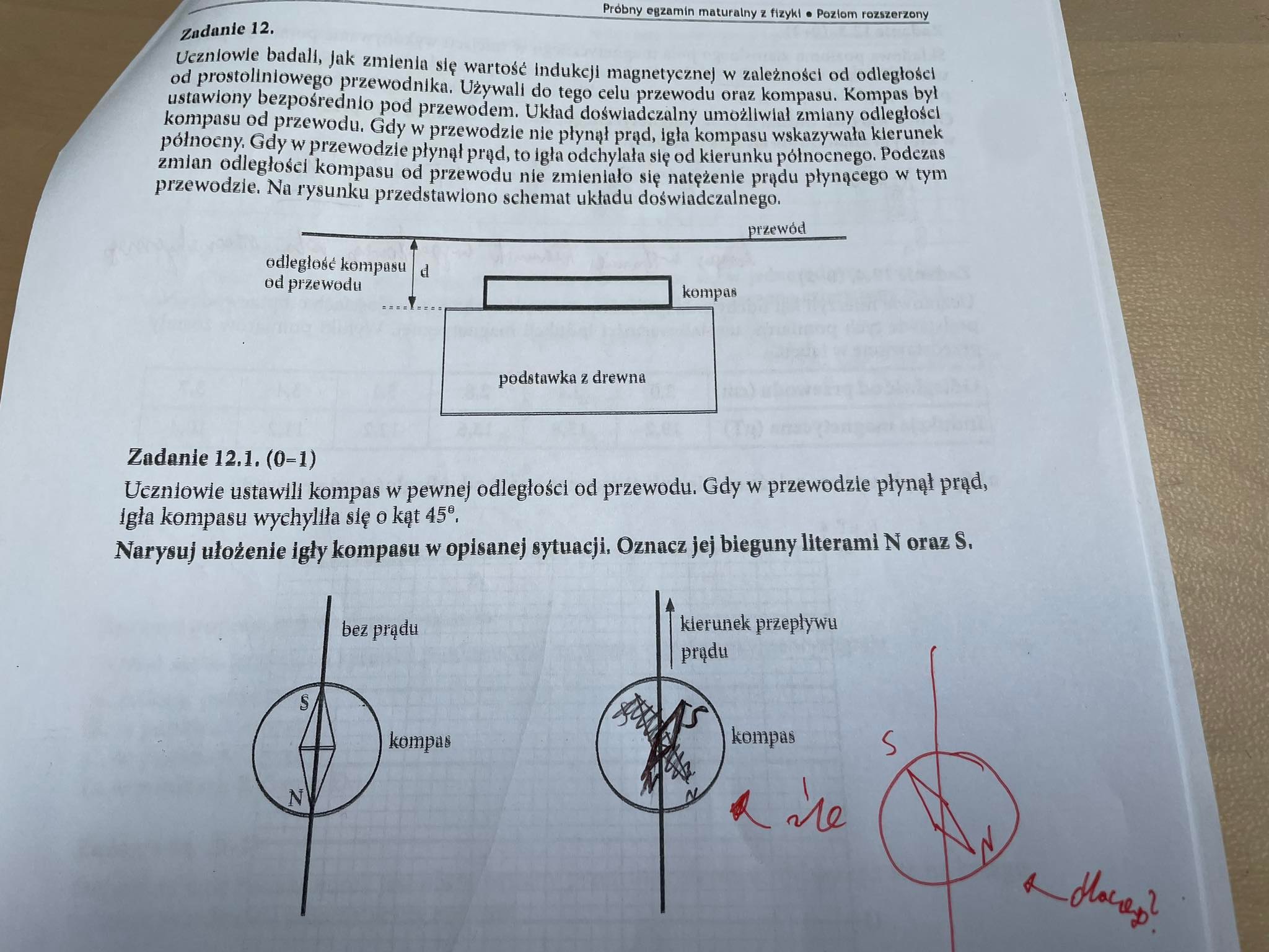 Próbny egzamin maturalny z fizyki, poziom rozszerzony; magnetyzm Sprawdzian Z Fizyki Z Magnetyzmu