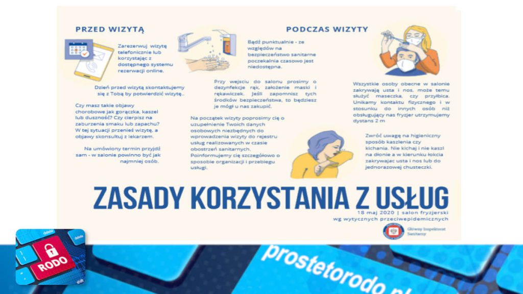 Procedura sanitarna dla salonów fryzjerskich Proste to RODO Rodo W Salonie Fryzjerskim Druki