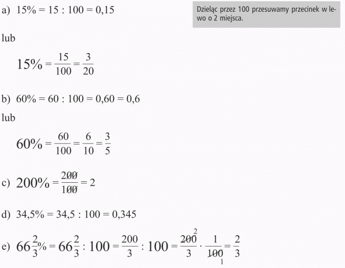 Procenty - wprowadzenie - Matematyka - Opracowania.pl Sprawdzian Z Matematyki Klasa 6 Procenty