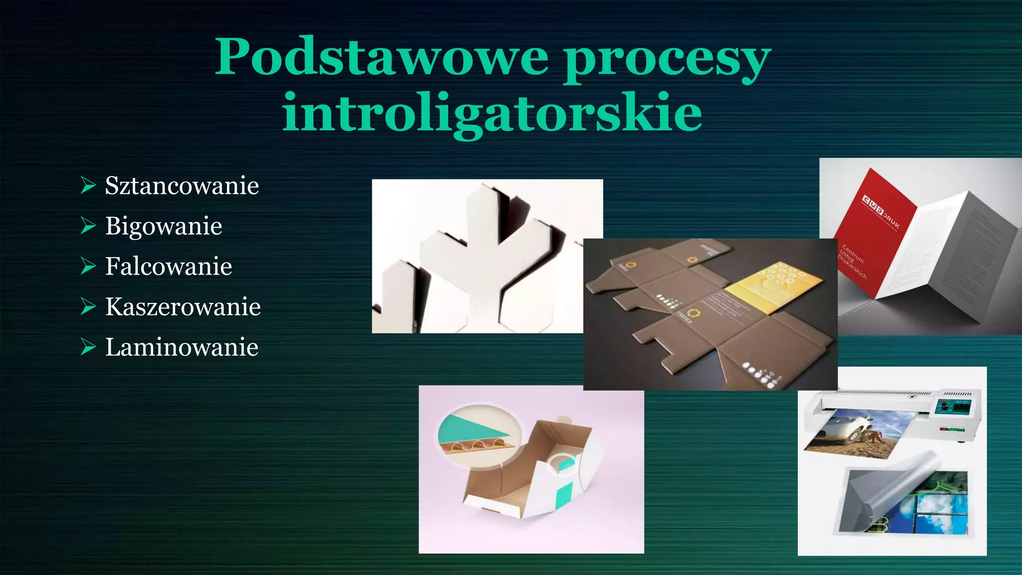 Procesy introligatorskie | PPT Procesy Introligatorskie I Wykończeniowe Współczesnej Poligrafii Pdf