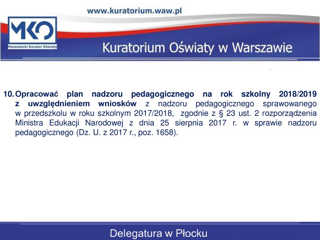 Program narady inaugurującej rok szkolny 2018/ ppt pobierz Sprawozdanie Z Nadzoru Pedagogicznego W Przedszkolu 2018 2019