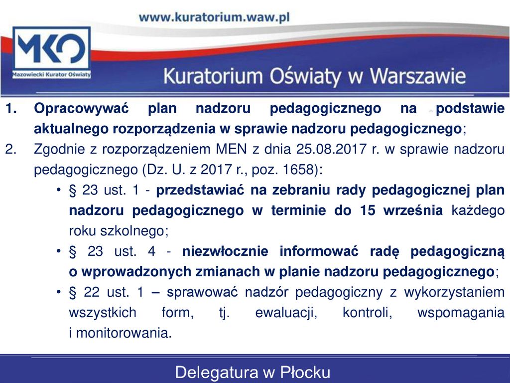Program narady inaugurującej rok szkolny 2018/ ppt pobierz Rozporządzenie W Sprawie Nadzoru Pedagogicznego 2021