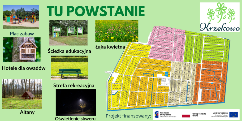 Projekt unijny - ROD Szczecin Krzekowo - Rodzinne Ogródki Działkowe Rod Szczecin Wolne Działki 2020