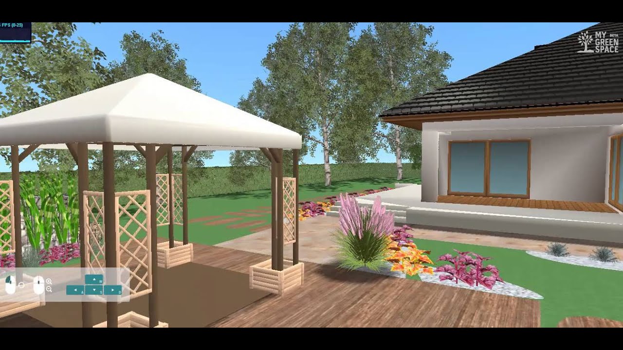 Projektowanie ogrodu w 3D - MyGreenSpace - YouTube Projektowanie Domu Online Za Darmo