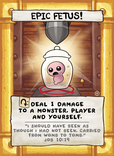 promo2-epic-fetus - The Binding of Isaac: Four Souls: A complete Binding Of Isaac Epic Fetus