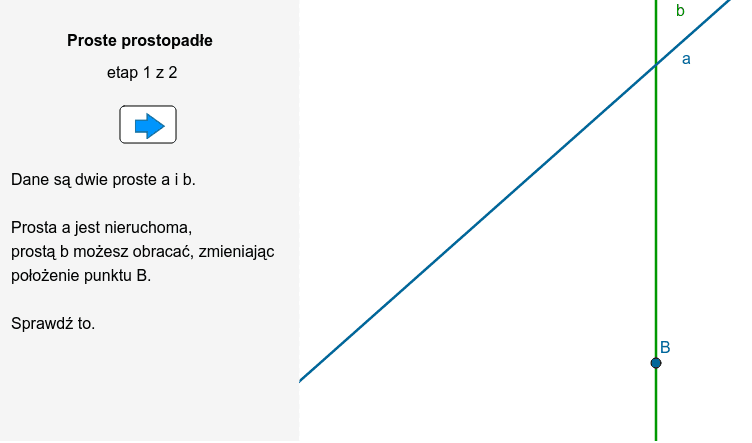 proste prostopadłe i proste równoległe – GeoGebra Proste Prostopadłe I Równoległe Zadania