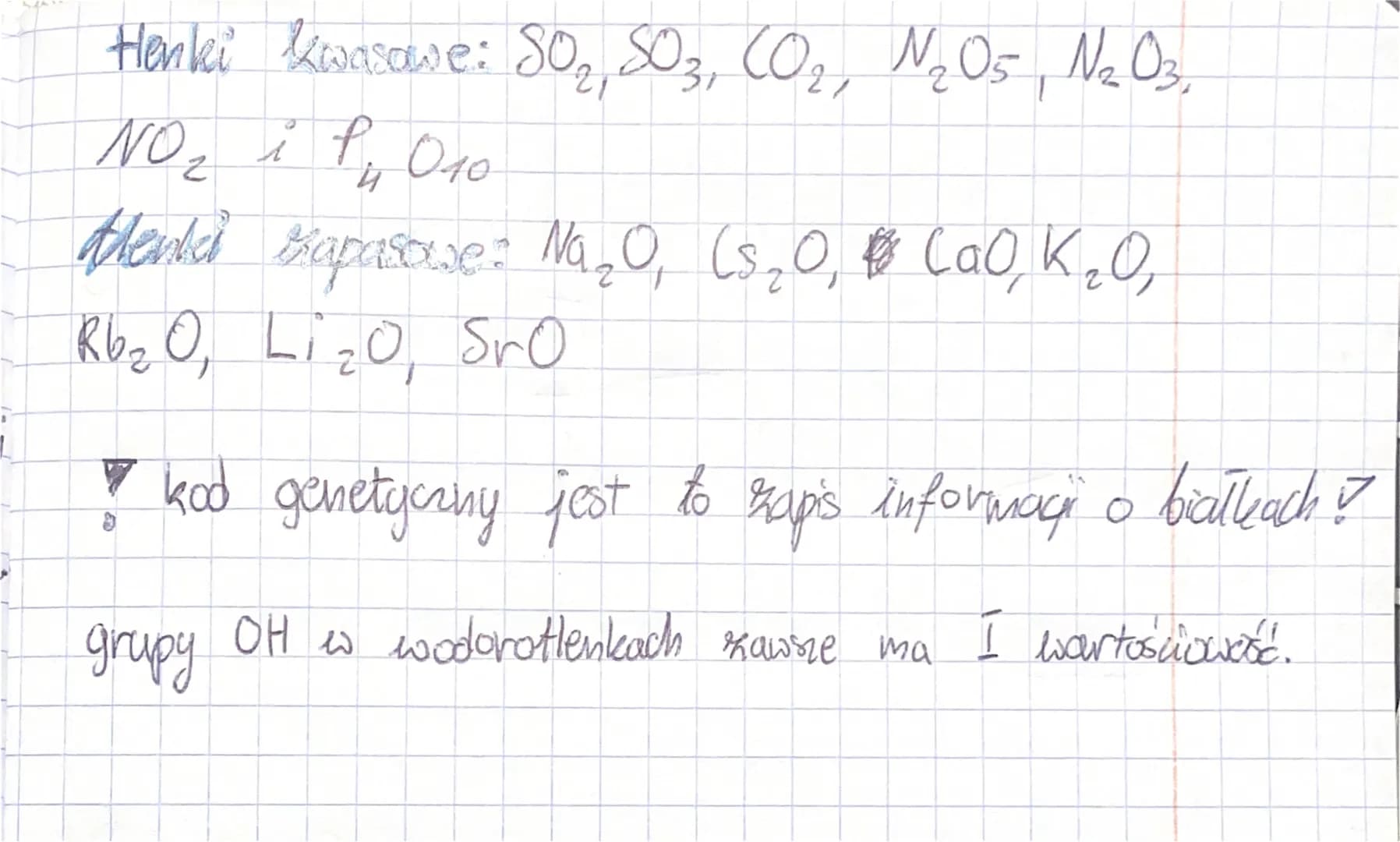 Proste wyjaśnienie: Tlenki i Wodorotlenki - Klasa 7, 8 i 1 Liceum Sprawdzian Tlenki Wodorotlenki Kwasy Sole Liceum Pdf