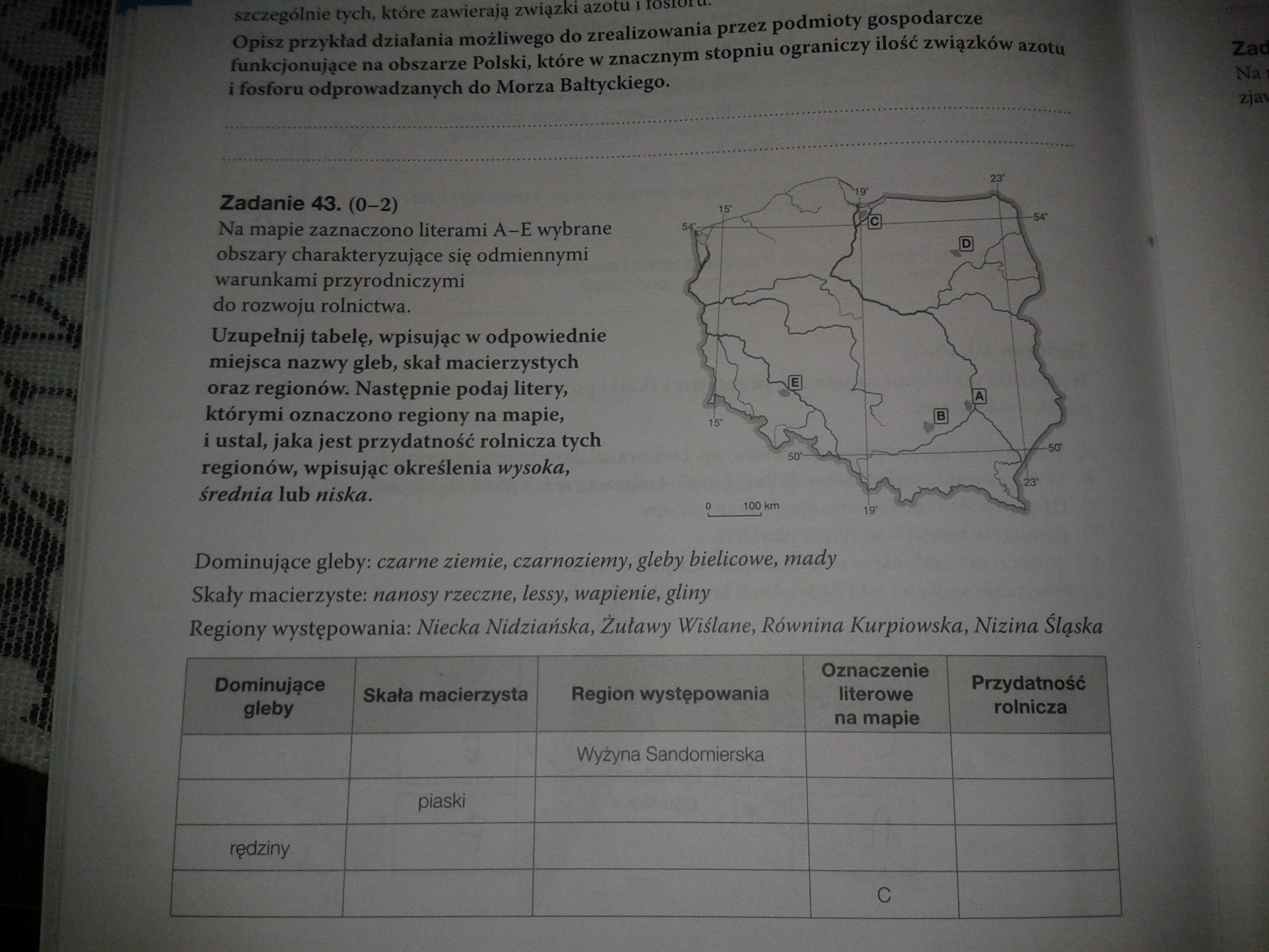 Proszę pomóżcie! Są to: "Oblicza geografii 3" maturalne karty pracy z Położenie Geograficzne I środowisko Przyrodnicze Polski Sprawdzian