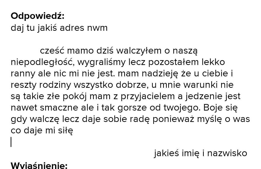 Napisz List Do Bliskiej Ci Osoby