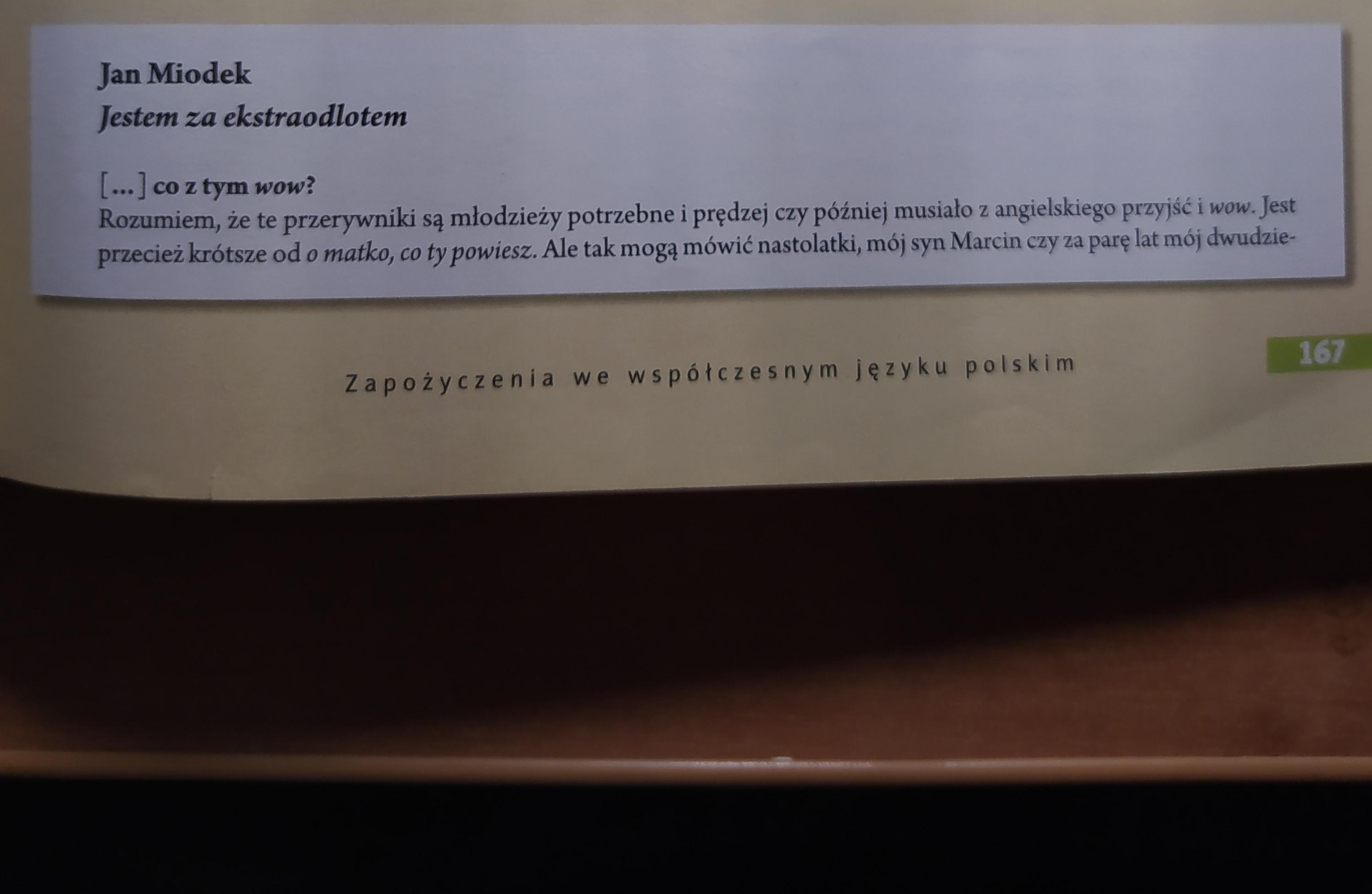 Przeczytaj Fragment Wywiadu Z Uczennica Liceum I Zapoznaj