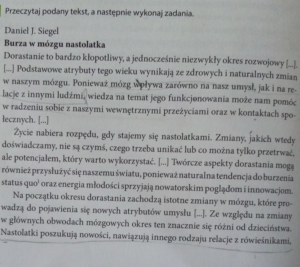 Przeczytaj Podany Tekst I Wykonaj Zadania Przeczytaj Podany Tekst I Wykonaj Zadania