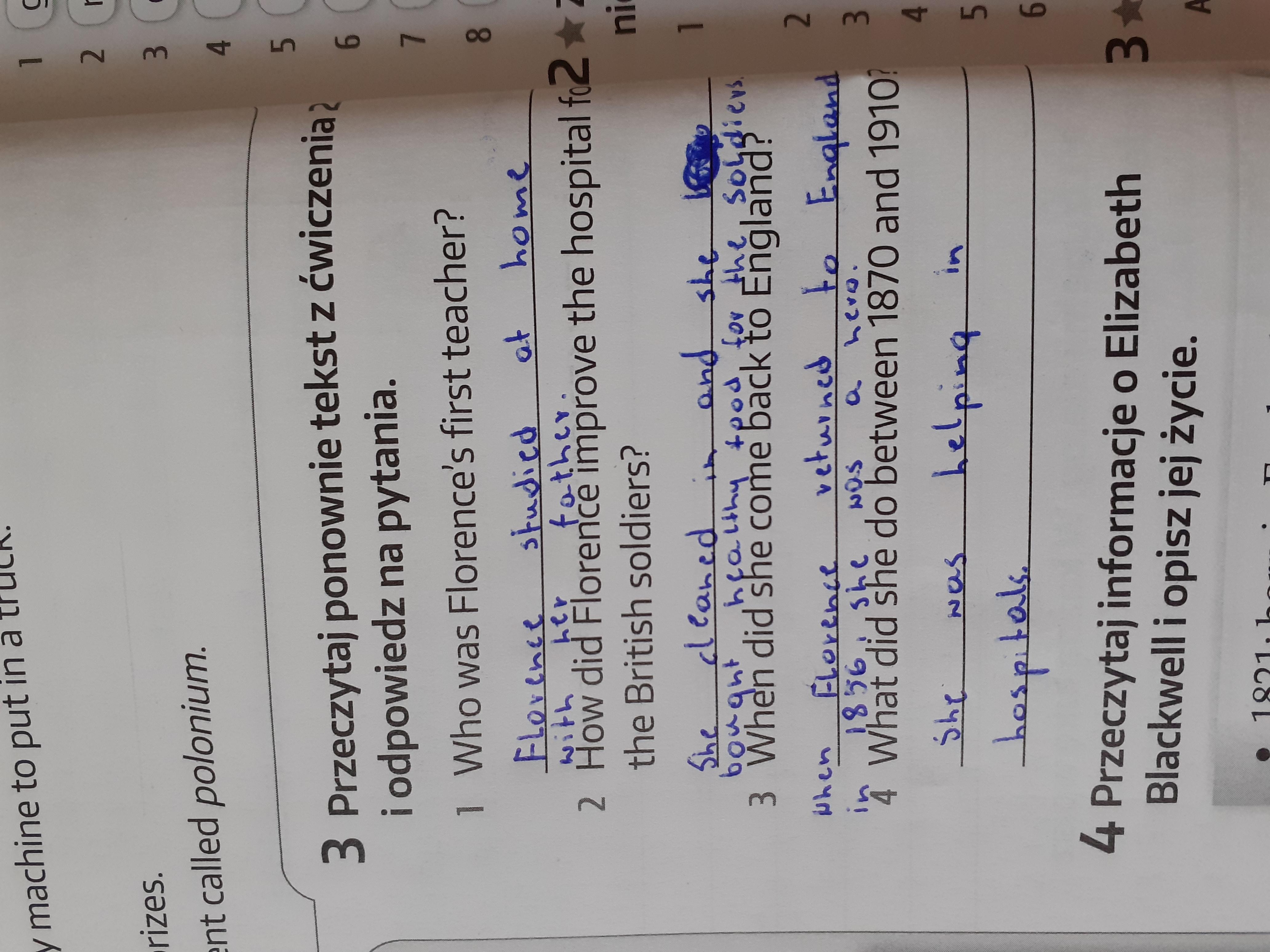 Przeczytaj ponownie tekst z ćwiczenia 2. i odpowiedz na pytania Przeczytaj Tekst Ponownie I Odpowiedz Na Pytania