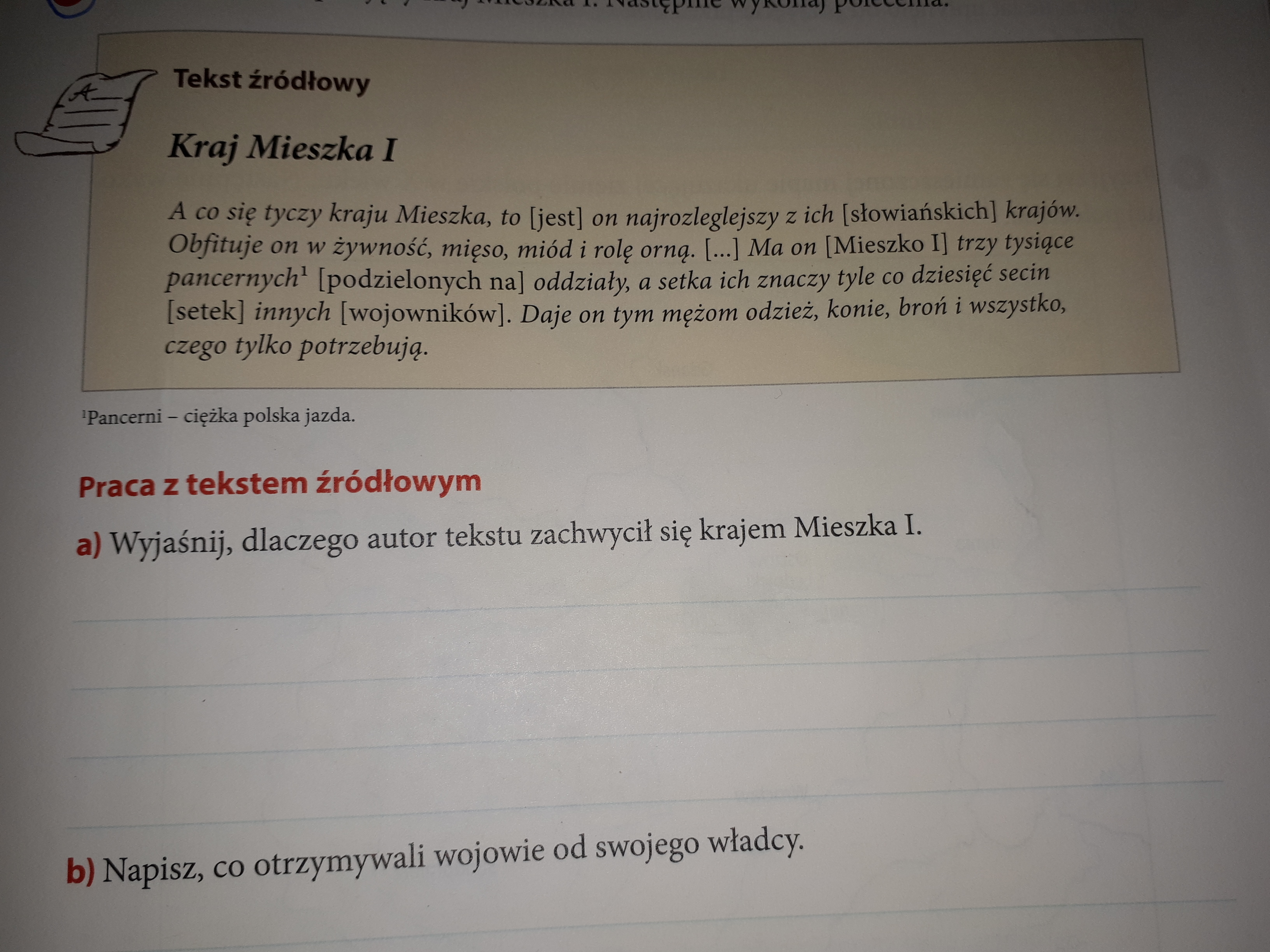 Przeczytaj Tekst Opisujący Kraj Mieszka I Następnie Wykonaj Polecenia