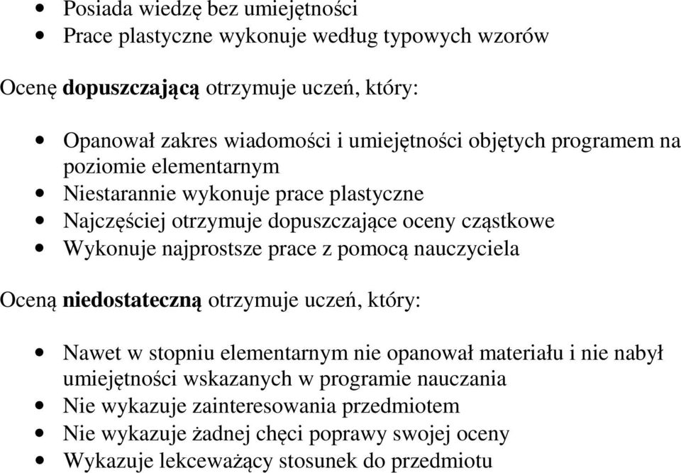 PRZEDMIOTOWY SYSTEM OCENIANIA Z ZAJĘĆ ARTYSTYCZNYCH GITAROWYCH - PDF Przedmiotowy System Oceniania Z Języka Polskiego Nowe Słowa Na Start