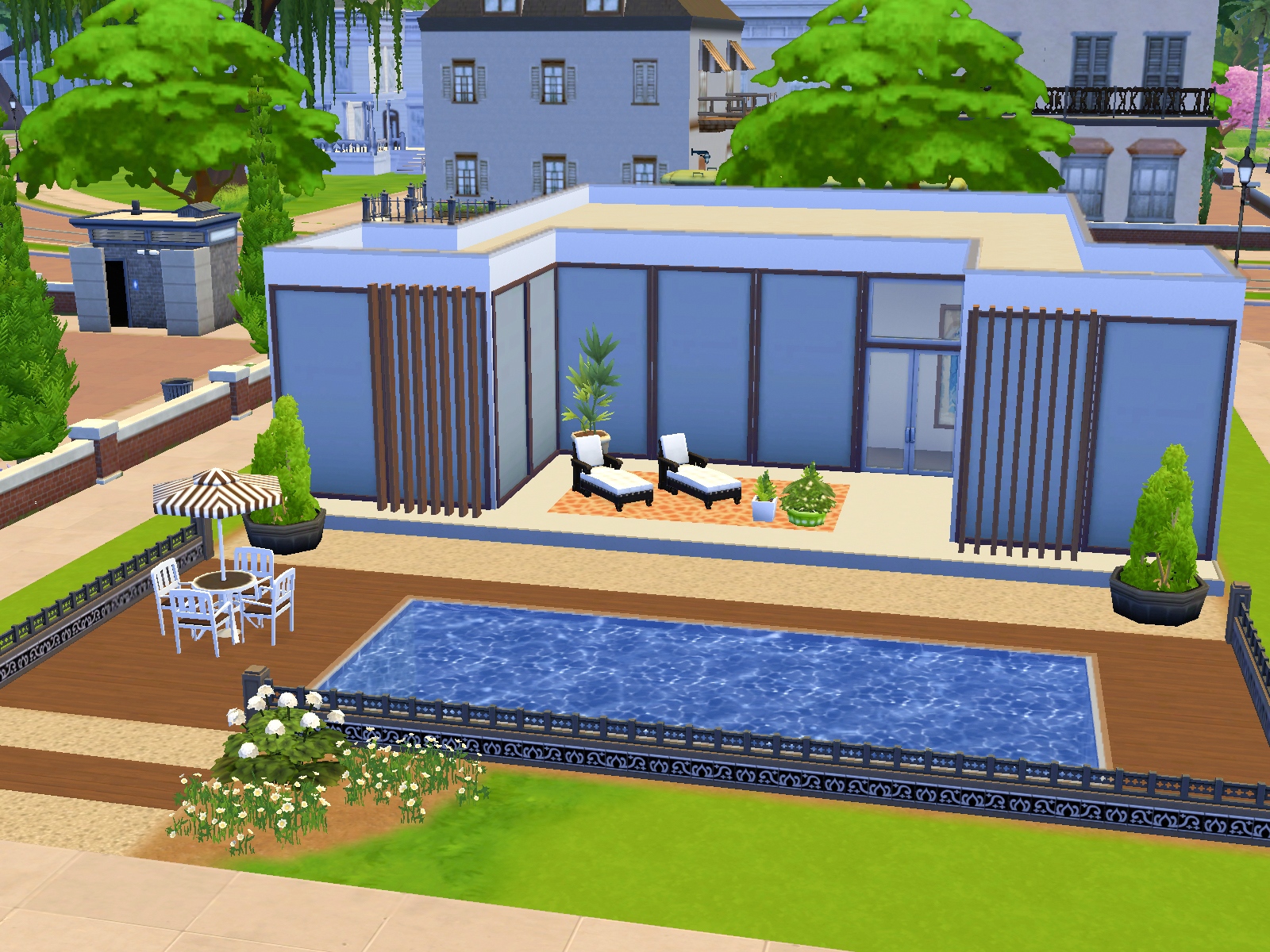 Przegląd Galerii - Domy parterowe w The Sims 4 - DOTsim Ladne Domy W The Sims 4
