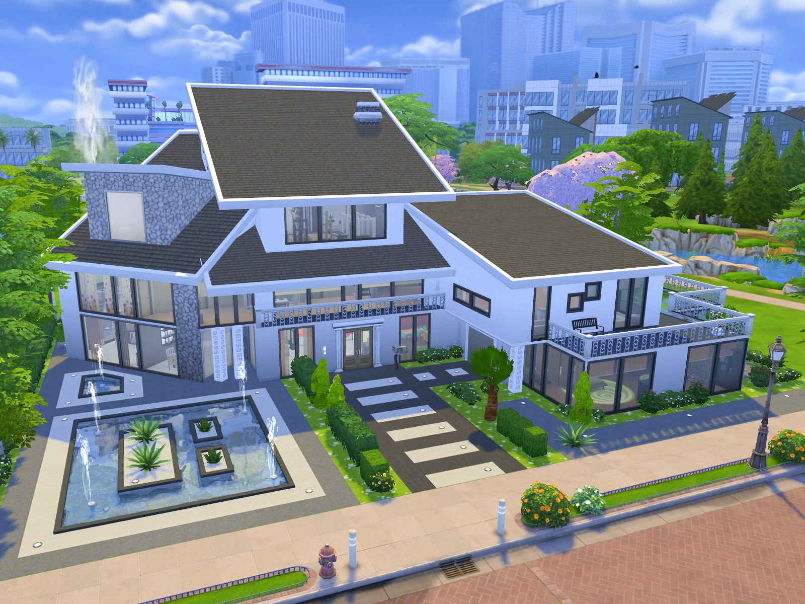 Przegląd Galerii - Wakacyjne domy w The Sims 4 - DOTsim Darmowe Domy The Sims 4