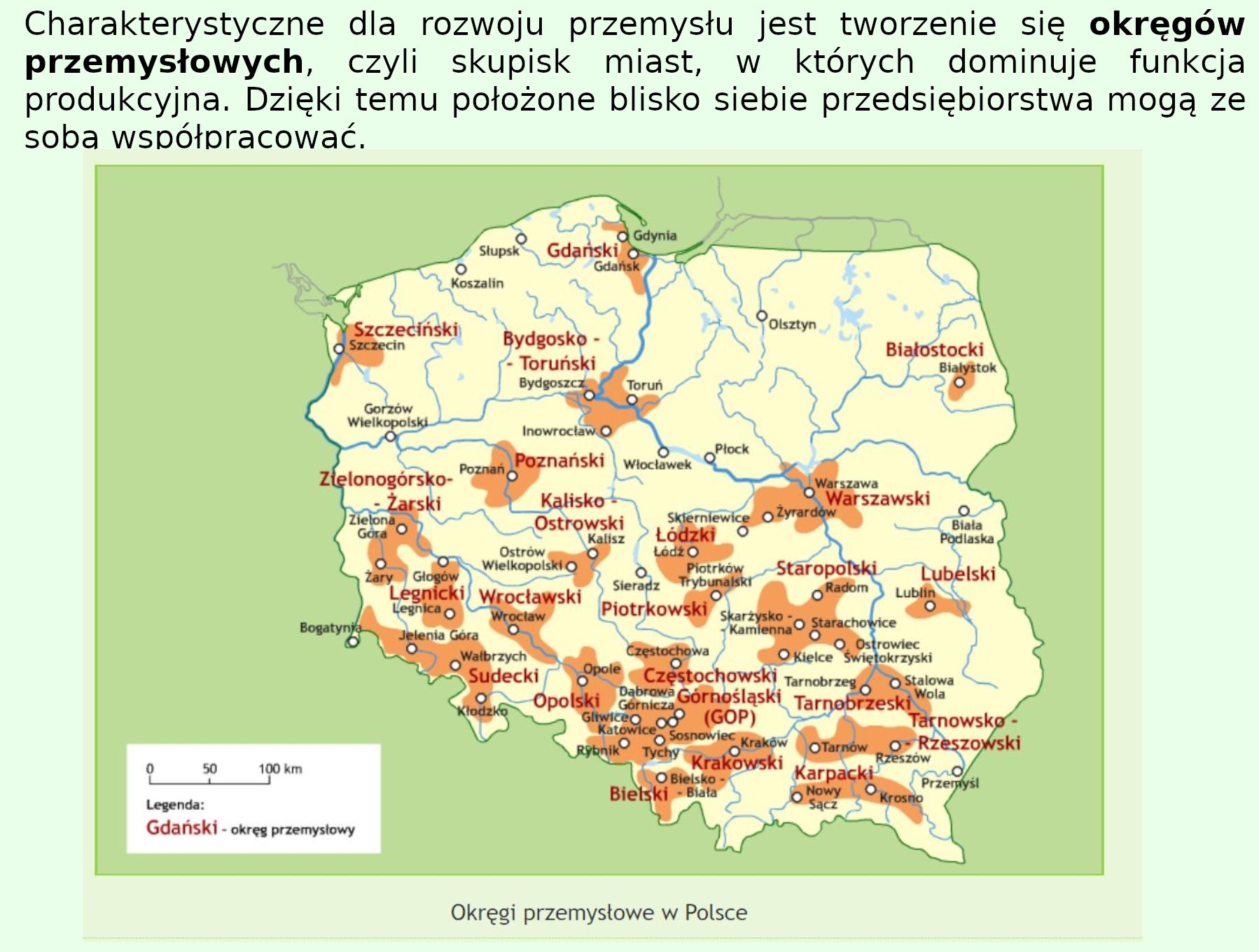 Przemysł W Polsce Sprawdzian Oblicza Geografii 3