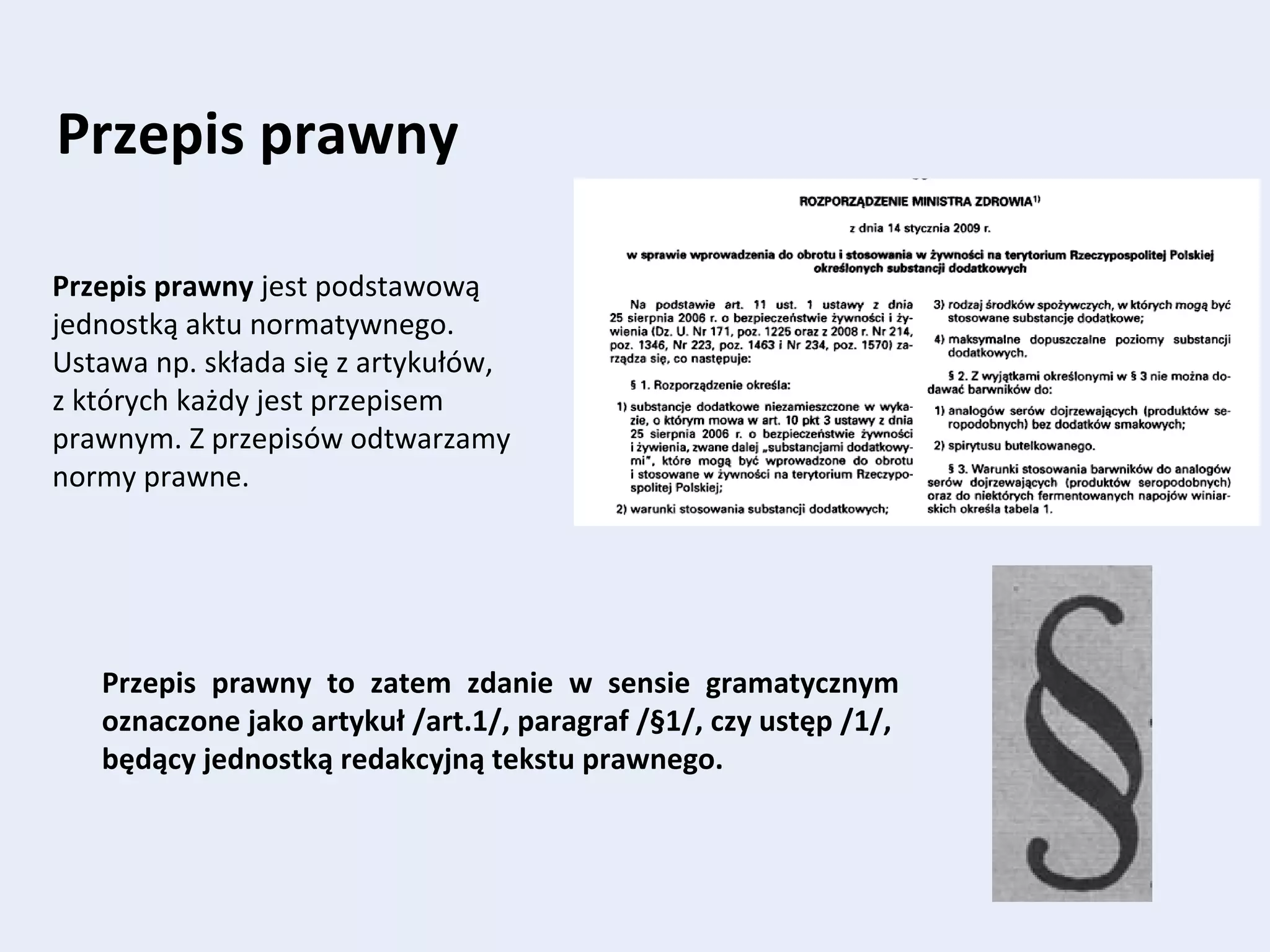 Przepis prawny a norma prawna Przepis Prawny A Norma Prawna