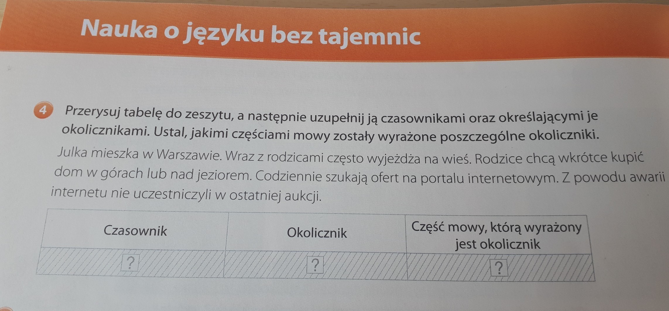 Przerysuj Do Zeszytu Tabel I Uzupenij Zalenoci Drogi - question Uzupełnij Tabelę Następnie Sformułuj Krótki Wniosek