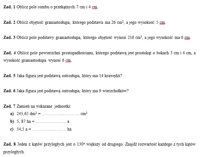 Przerywniki lekcji, zagadki logiczne | MATEMATYKA W PODSTAWÓWCE Matematyka Wokół Nas Klasa 6 Pdf