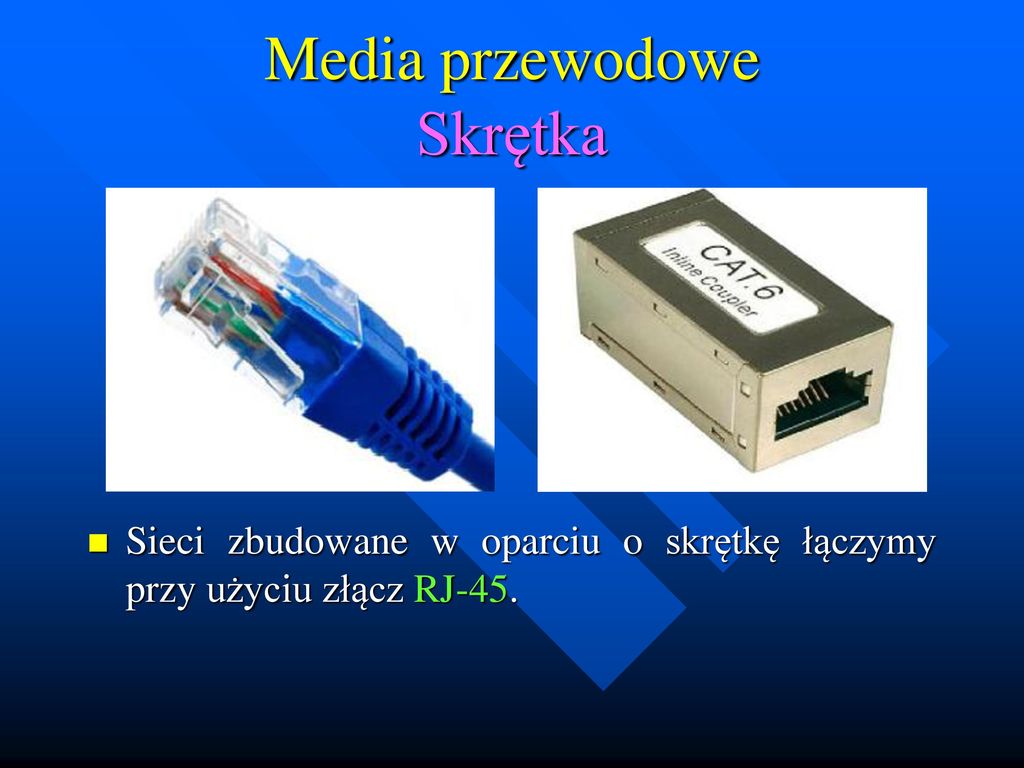 Przewodowe i bezprzewodowe media transmisyjne - ppt pobierz Medium Transmisyjne O Symbolu S Ftp Oznacza Skretke