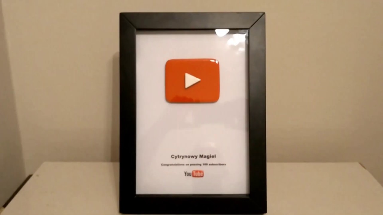 Przycisk Youtube Za 100 Mln Subskrypcji