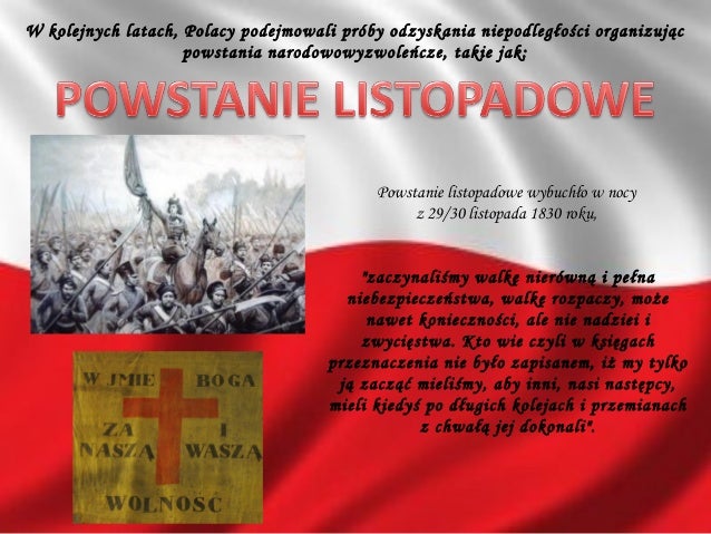 Wskaż Przyczyny Prowadzące Do Wybuchu Powstania Listopadowego