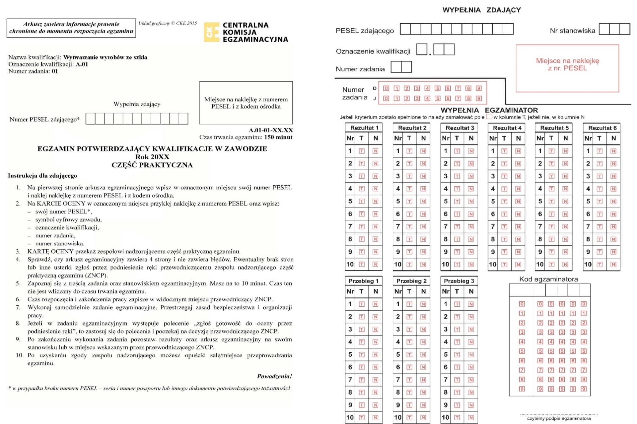 Przydatne Linki Karta Odpowiedzi Do Egzaminu Zawodowego