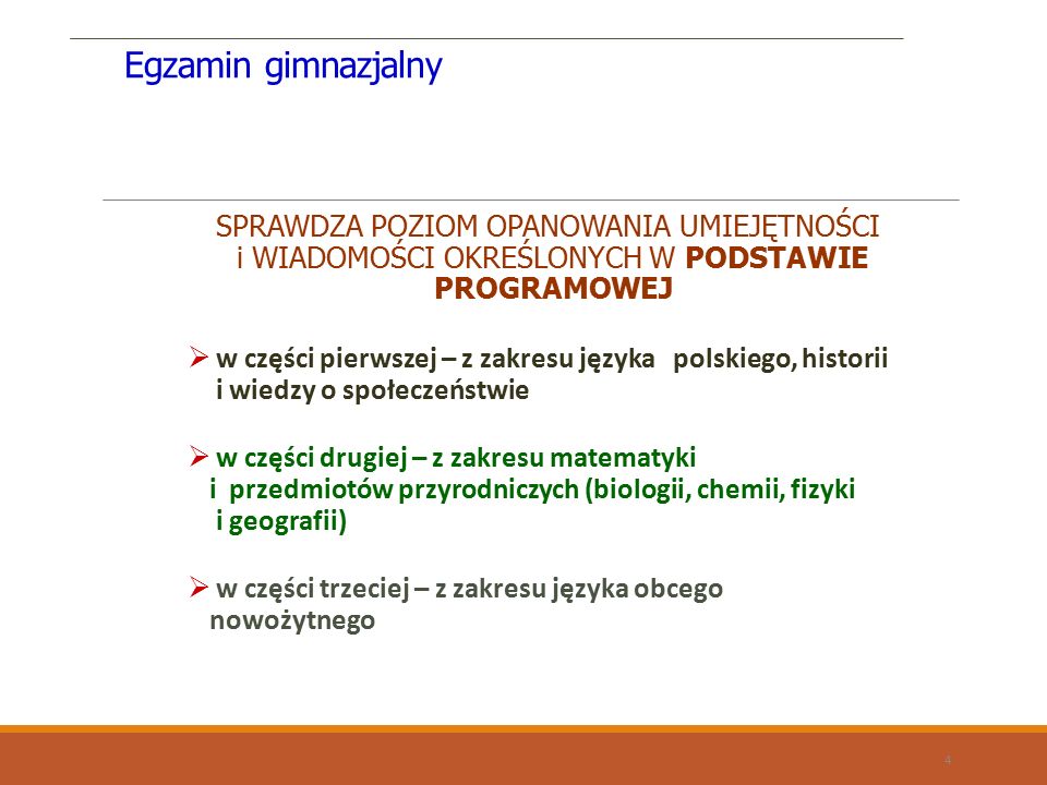 Przygotowanie do egzaminu gimnazjalnego w 2017 roku. - ppt pobierz Kalendarz Przygotowań Do Egzaminu Gimnazjalnego
