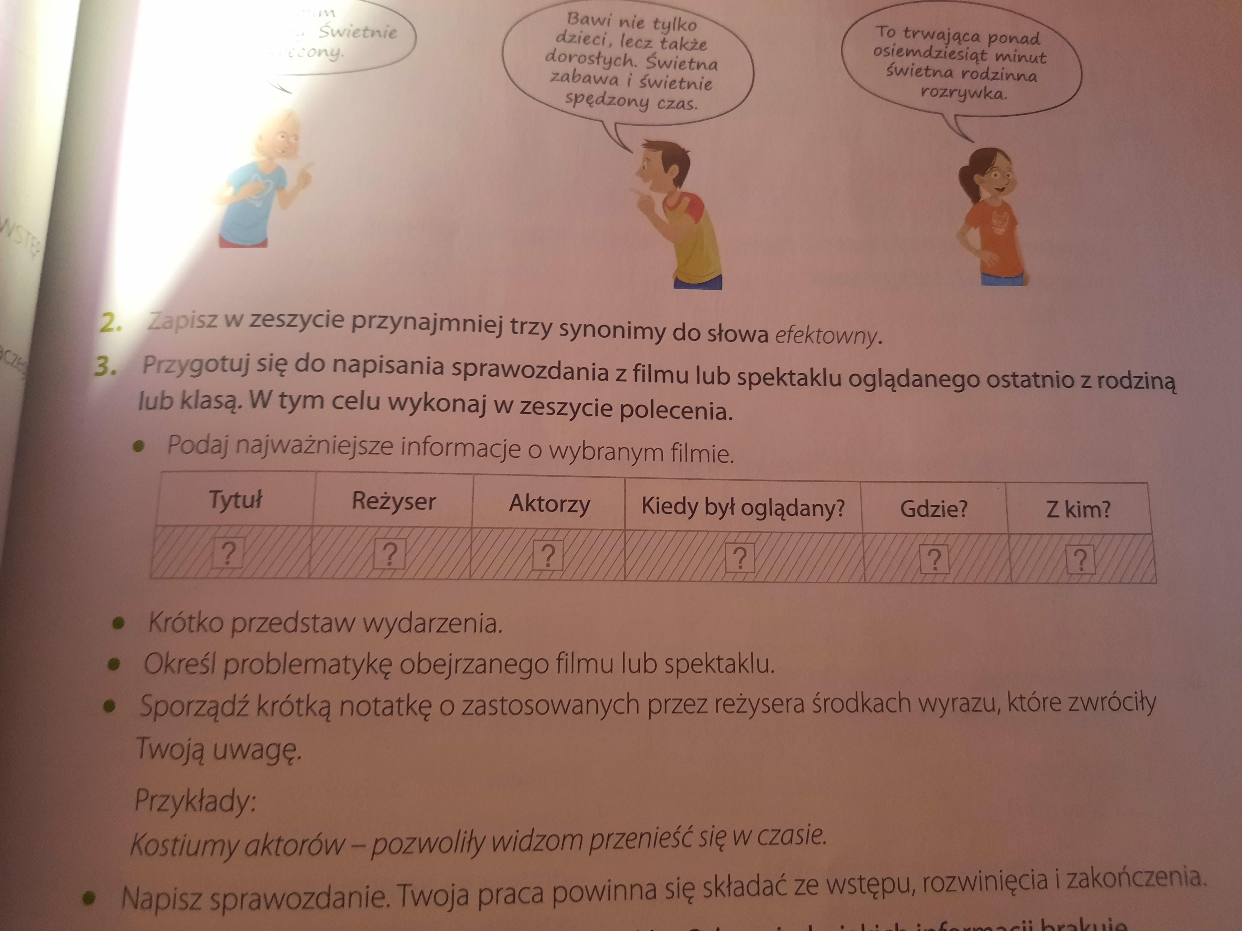 PRZYGOTUJ SIĘ DO NAPISANIA SPRAWOZDANIA Z FILMU LUB SPEKTAKLU Przygotuj Się Do Napisania Sprawozdania Z Filmu Lub Spektaklu