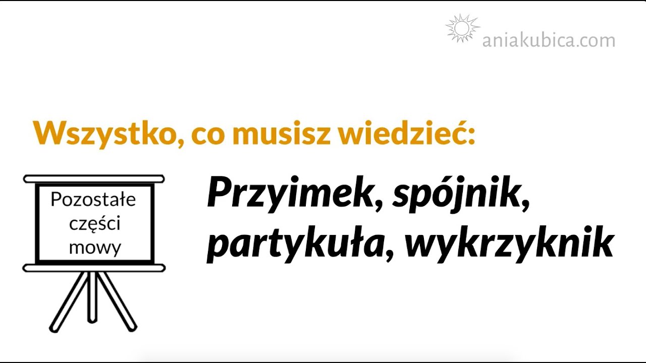 Przyimek, spójnik, partykuła wykrzyknik - YouTube Przyimek I Spojnik Sprawdzian Klasa 5