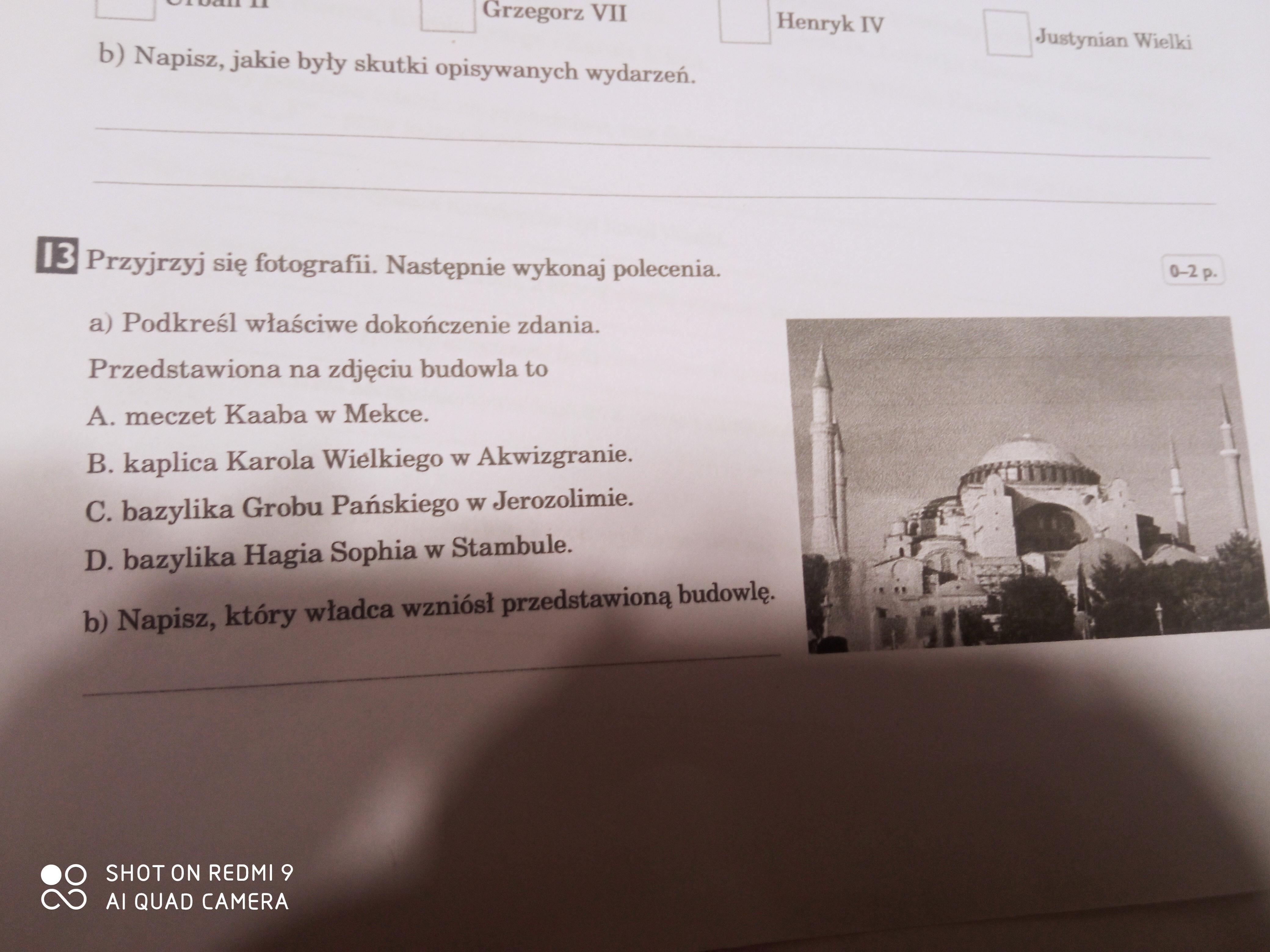 Przyjrzyj się fotografii. Następnie wykonaj polecenia a). Podkreśl Przyjrzyj Się Fotografii Następnie Wykonaj Polecenia