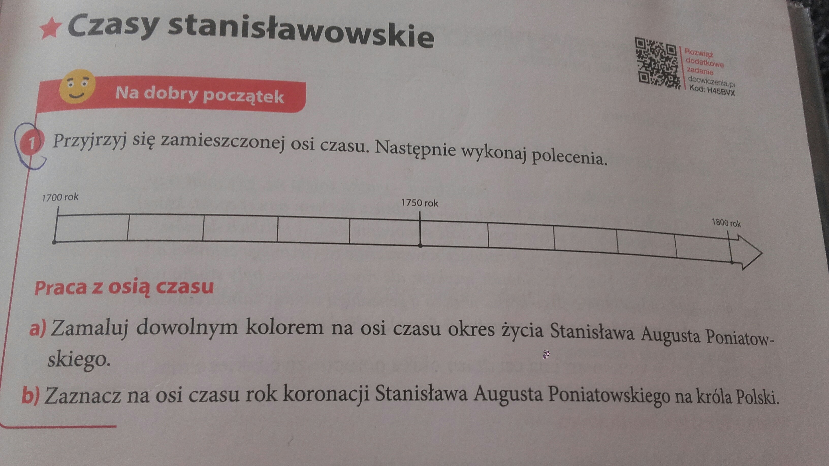 Przyjrzyj Się Osi Czasu Następnie Wykonaj Polecenia
