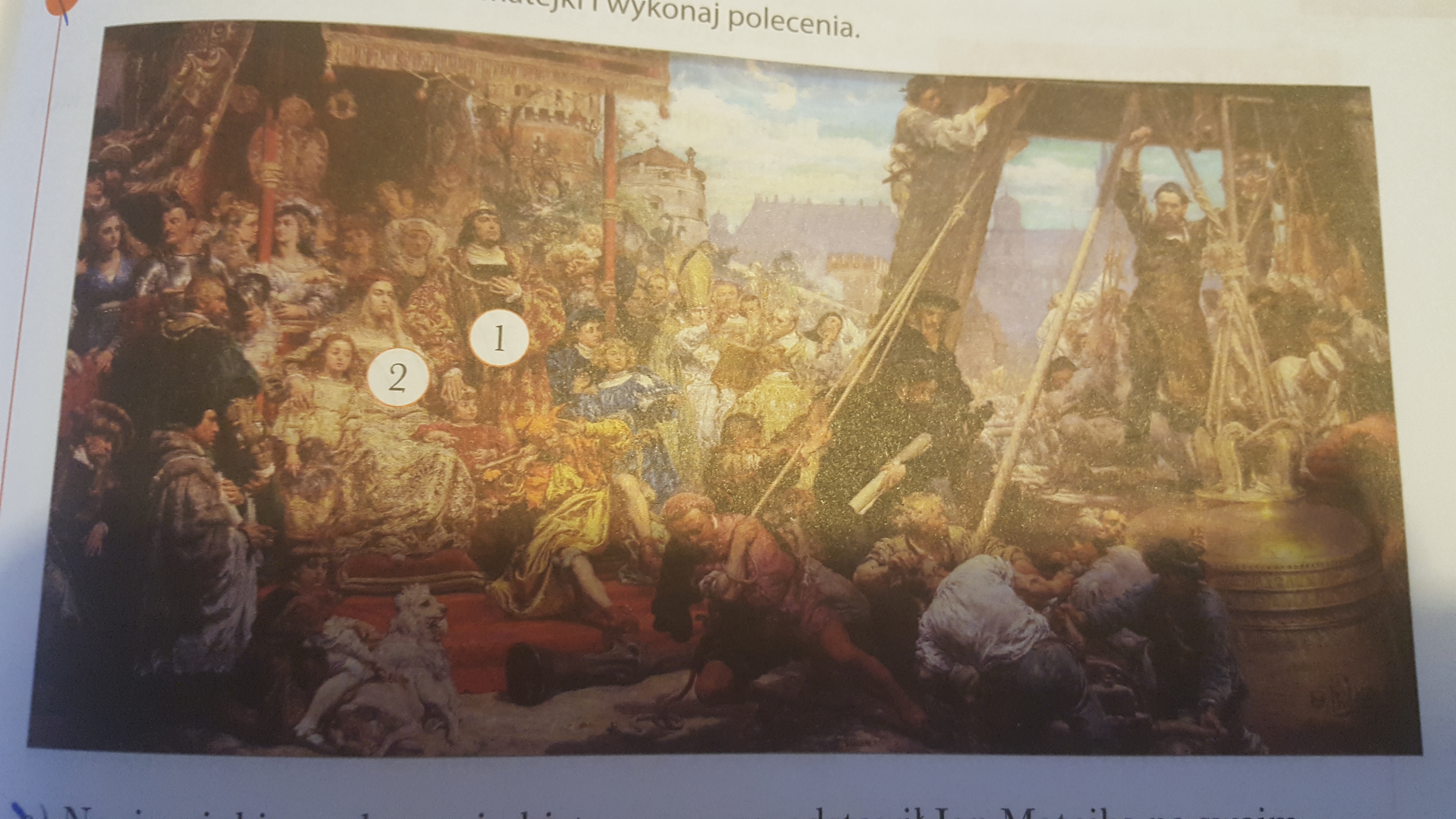 Przyjzyj sie obrazowi Jana Matejki i wykonaj polecenia. a) Napisz Przyjrzyj Sie Obrazowi Jana Matejki Następnie Wykonaj Polecenia