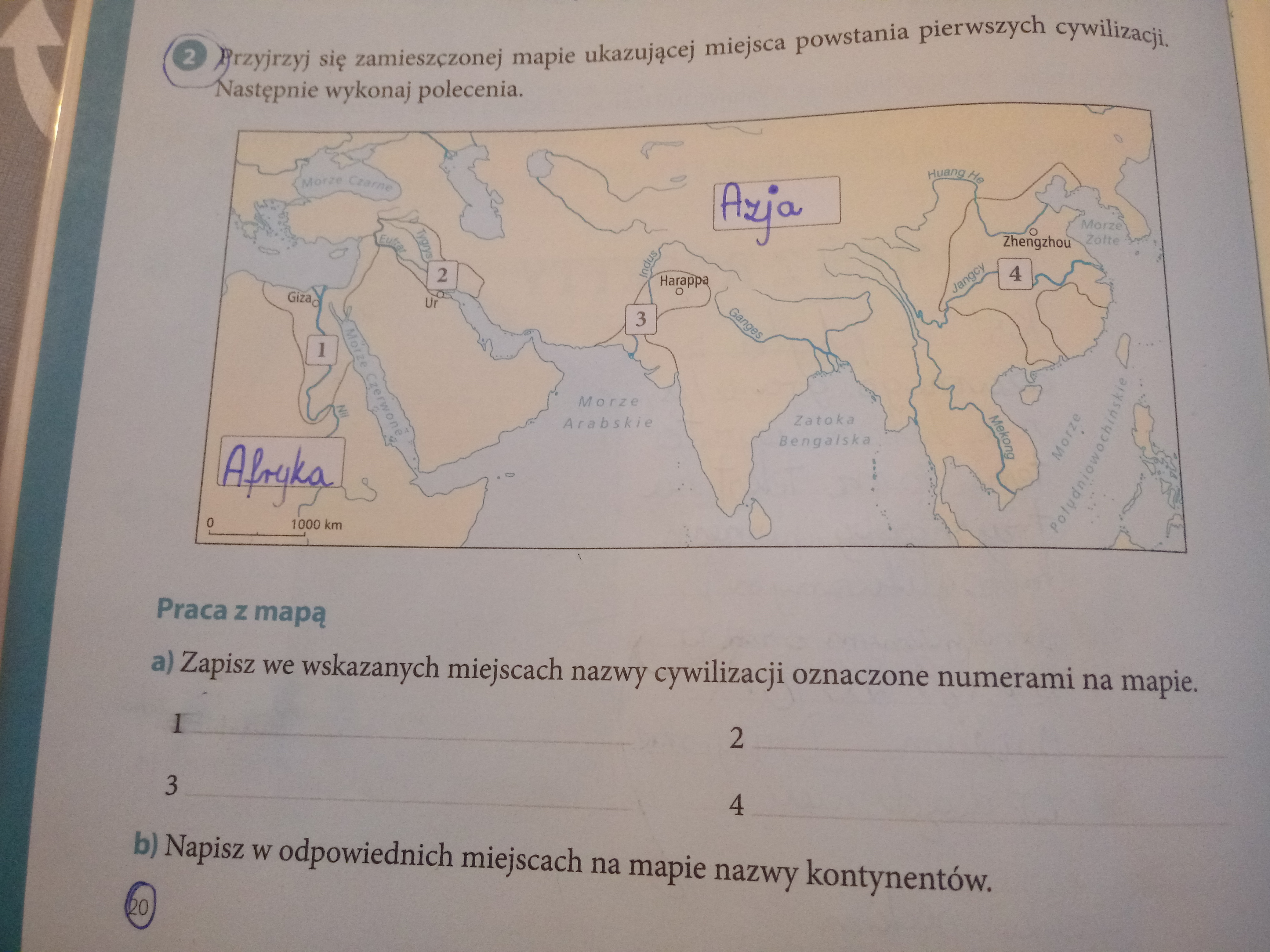 Sprawdzian Historia Klasa 1 Gimnazjum Początki Cywilizacji