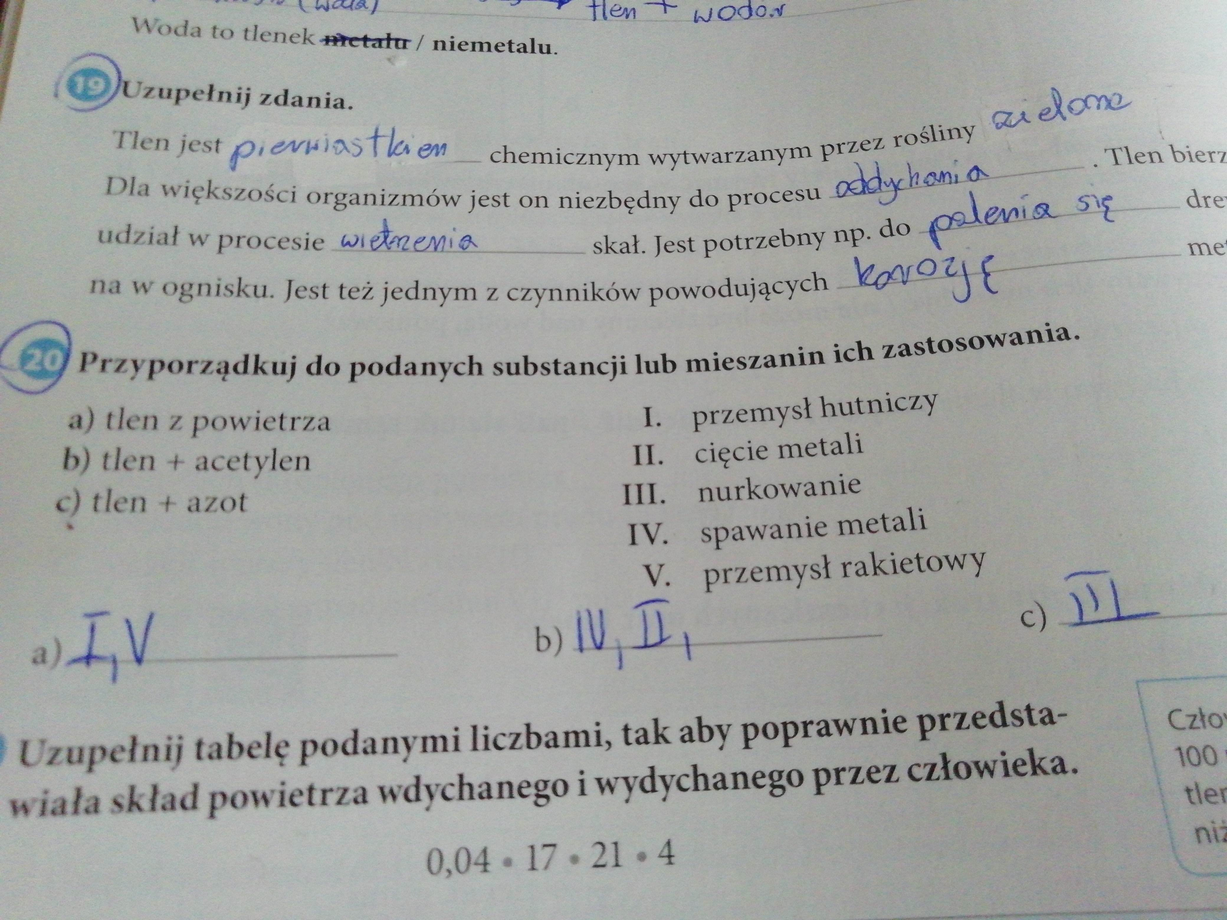 Przyporządkuj do podanych substancji lub mieszanin ich zastosowania. a Przyporządkuj Do Podanych Substancji Lub Mieszanin Ich Zastosowania